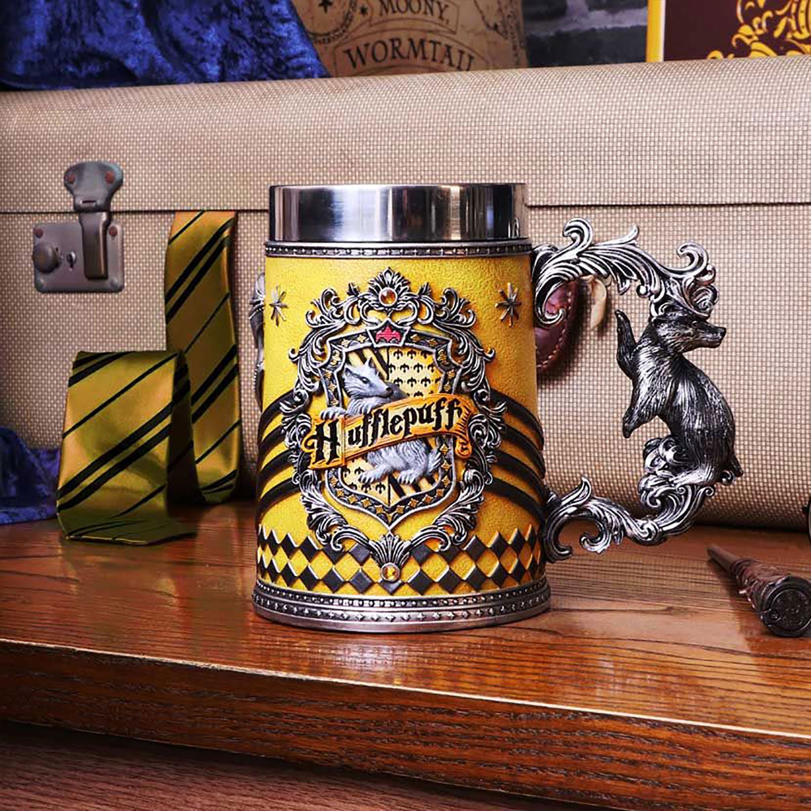Image produit Harry Potter - Chope de luxe avec logo Hufflepuff