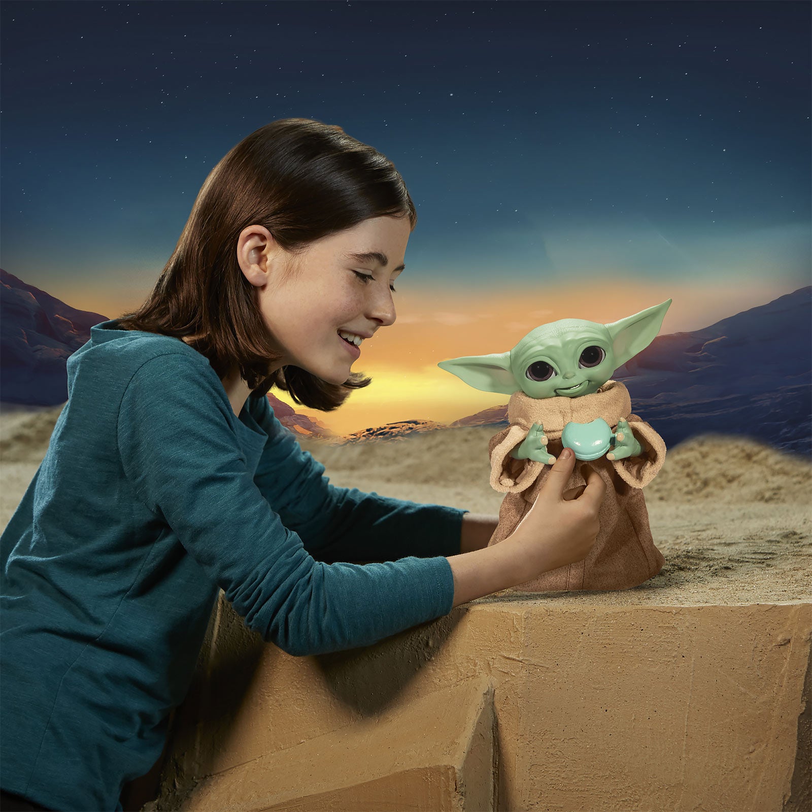 Image produit Grogu Galactic Snackin Figure Interactive - Star Wars The Mandalorian