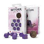 Image produit Witcher - Dandelion Vicomte de Lettenhove Set de Dés RPG 7 pièces avec Pièce de Collection