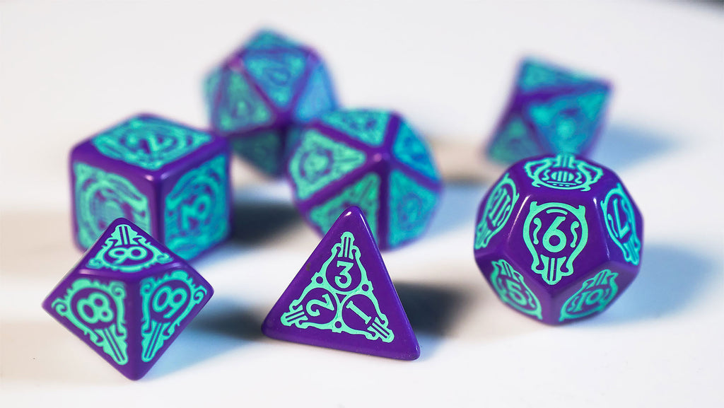 Image produit Witcher - Dandelion Demi-siècle de poésie RPG Set de dés 7pcs avec pièce de collection