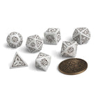 Image produit Witcher - Geralt Loup Blanc RPG Set de dés 7pcs avec pièce de collection