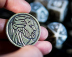 Image produit Witcher - Geralt Loup Blanc RPG Set de dés 7pcs avec pièce de collection