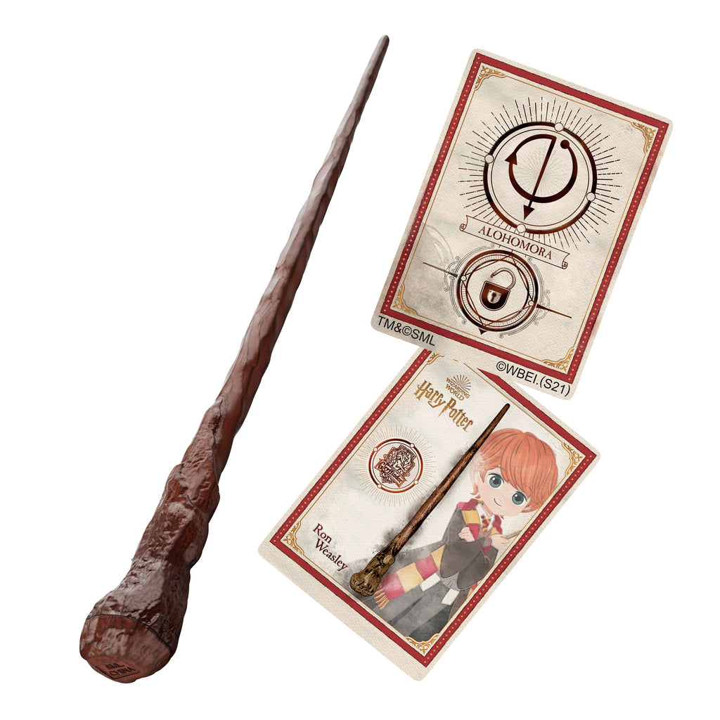 Image produit Harry Potter - Baguette magique Ron avec carte de sortilège