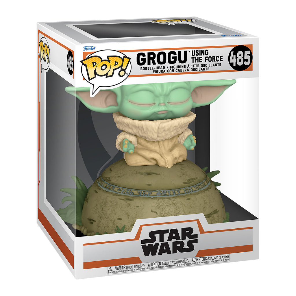 Image produit Figurine Funko Pop Grogu Utilisant la Force avec Effets de Lumière et de Son - Star Wars The Mandalorian