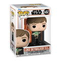 Image produit Luke Skywalker avec Grogu Funko Pop Bobblehead Figure - Star Wars The Mandalorian