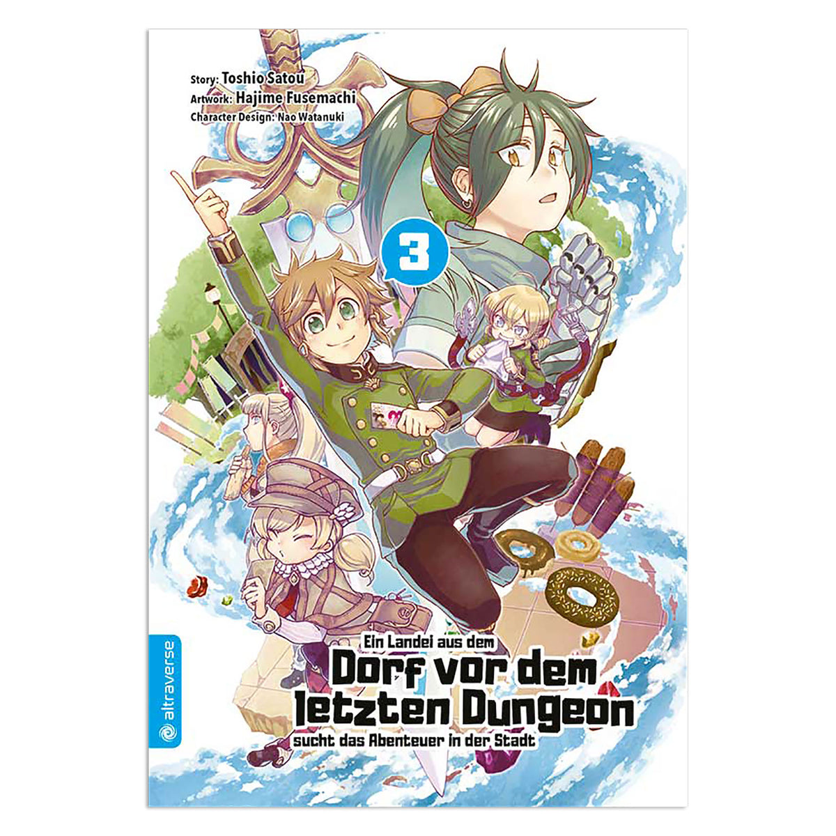 Image produit Un paysan du village avant le dernier donjon cherche l'aventure en ville - Tome 3 Broché
