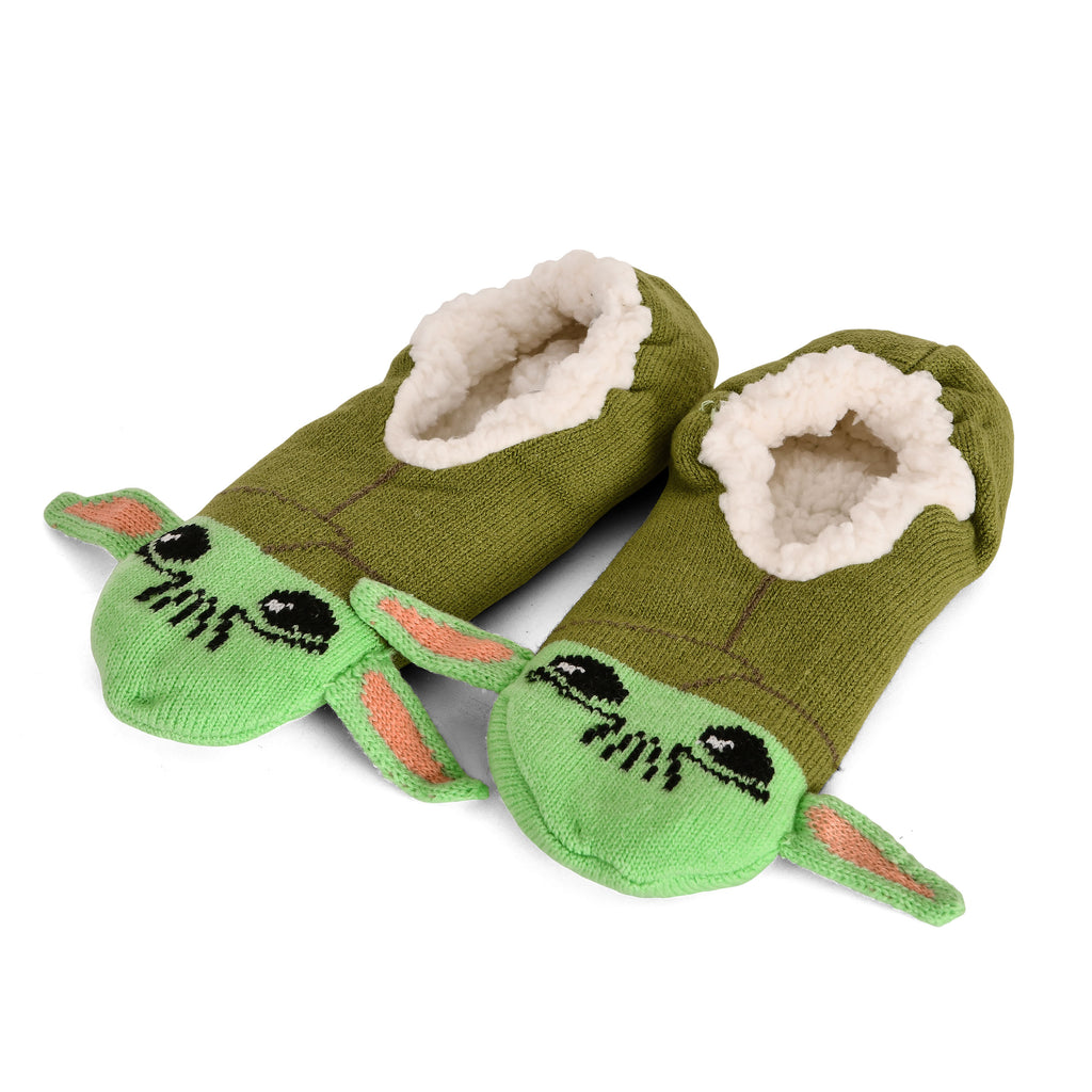 Image produit Chaussons en peluche Grogu vert - Star Wars The Mandalorian