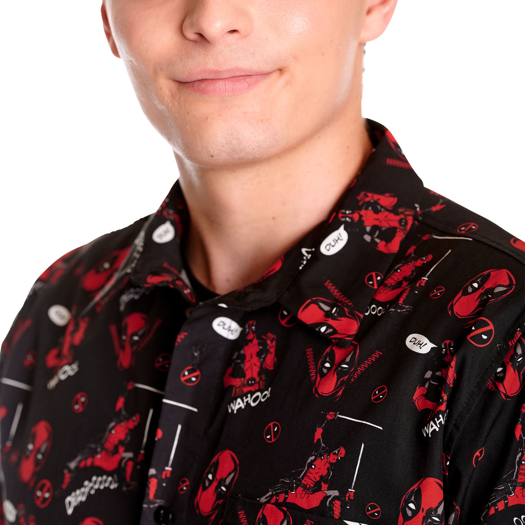 Image produit Deadpool - Chemise à manches courtes de bande dessinée