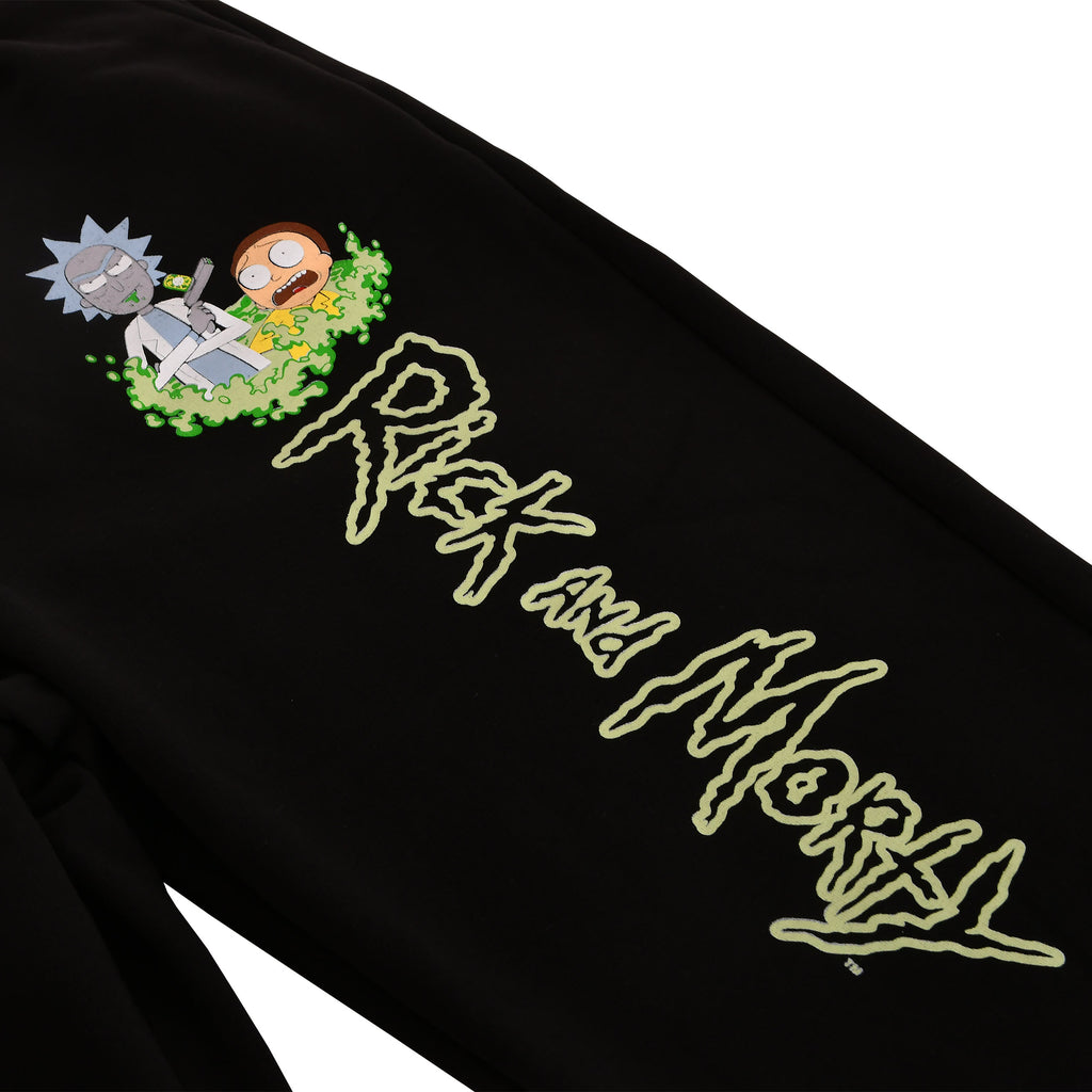 Image produit Rick and Morty - Logo Sweatpants Glow in the Dark noir