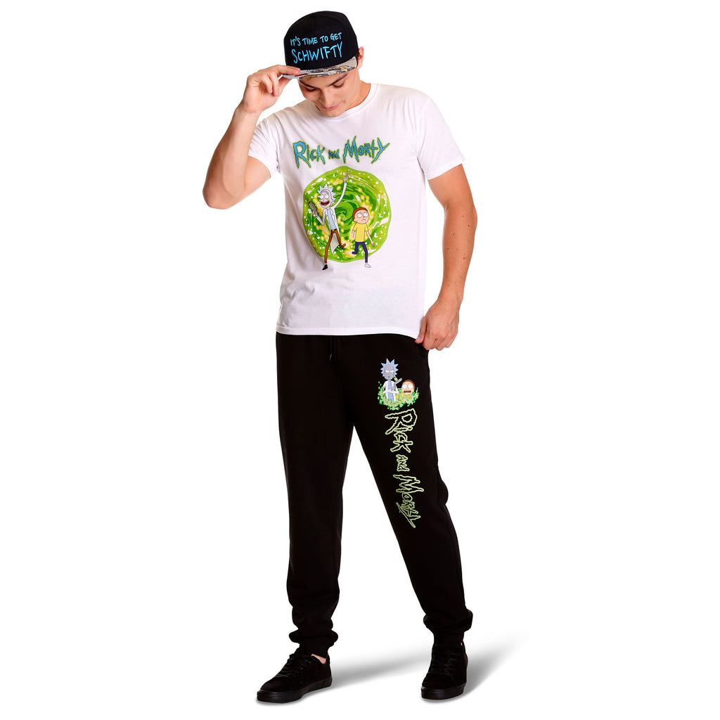 Image produit Rick and Morty - Logo Sweatpants Glow in the Dark noir