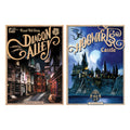 Product image Harry Potter - Hogwarts Castle & Diagon Alley Poster 2-piece set