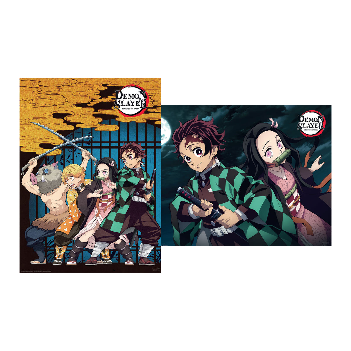 Image produit Demon Slayer - Ensemble de 2 posters Groupe & Duo