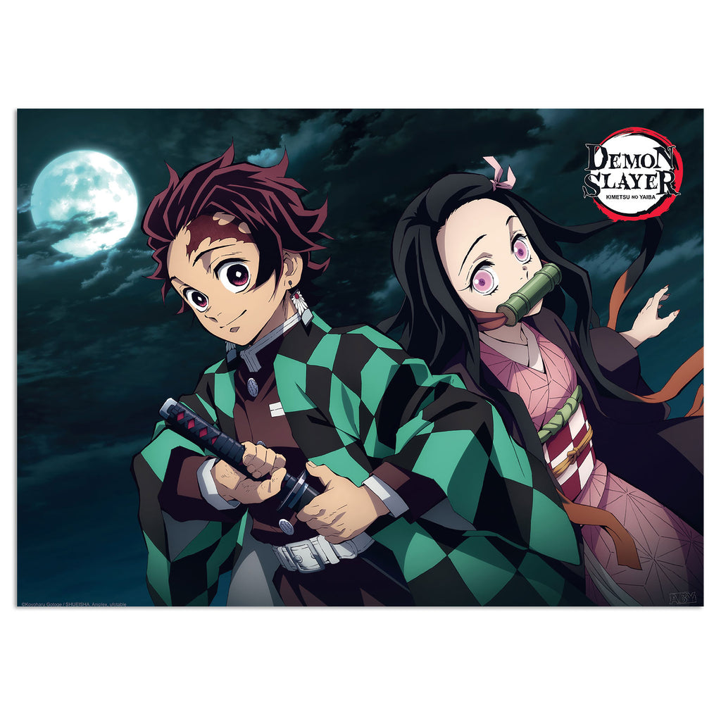 Image produit Demon Slayer - Ensemble de 2 posters Groupe & Duo