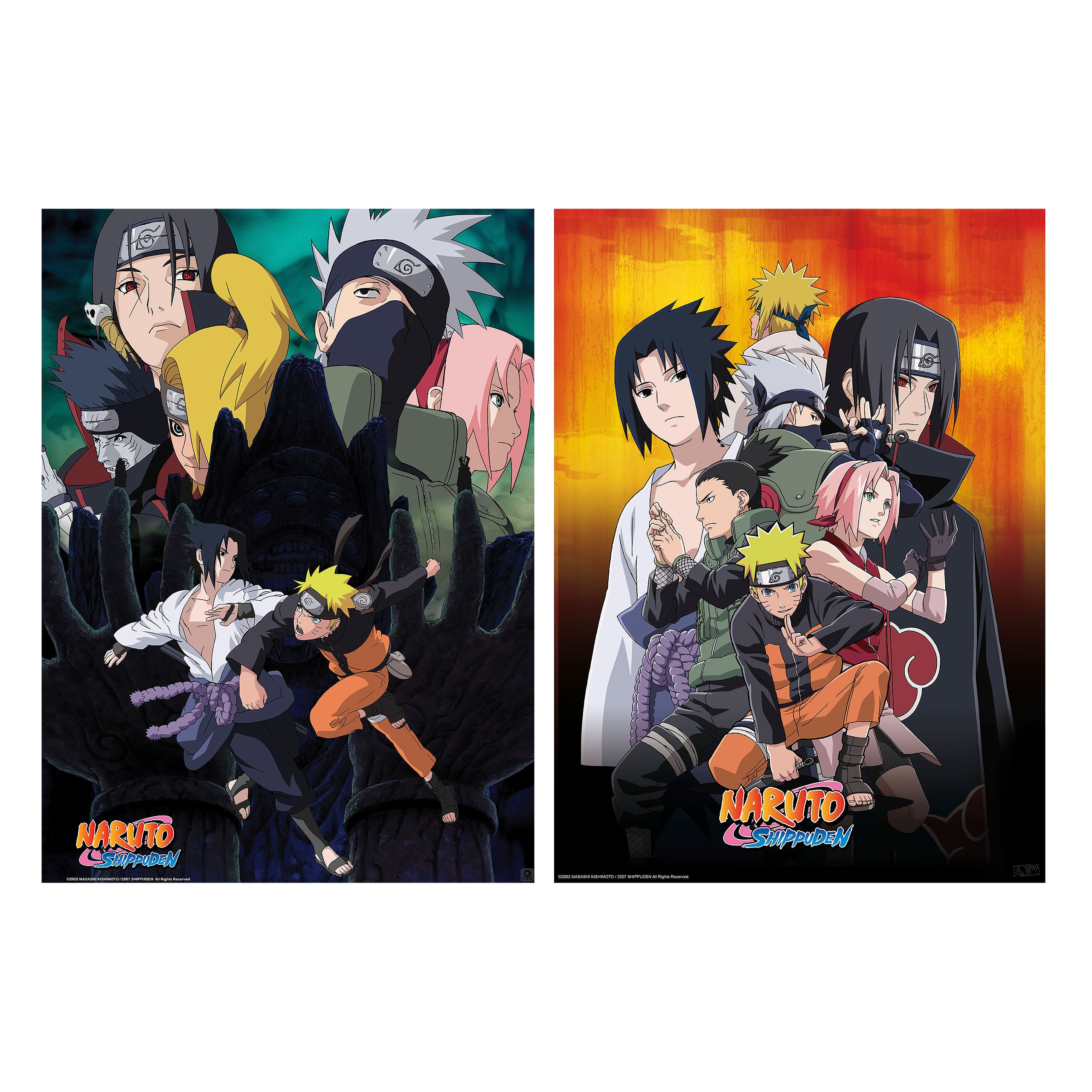 Image produit Naruto Shippuden - Ninjas Affiches Ensemble de 2