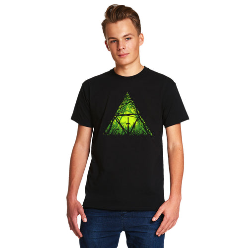Image produit T-shirt Épée de Maître dans la forêt pour les fans de Zelda noir