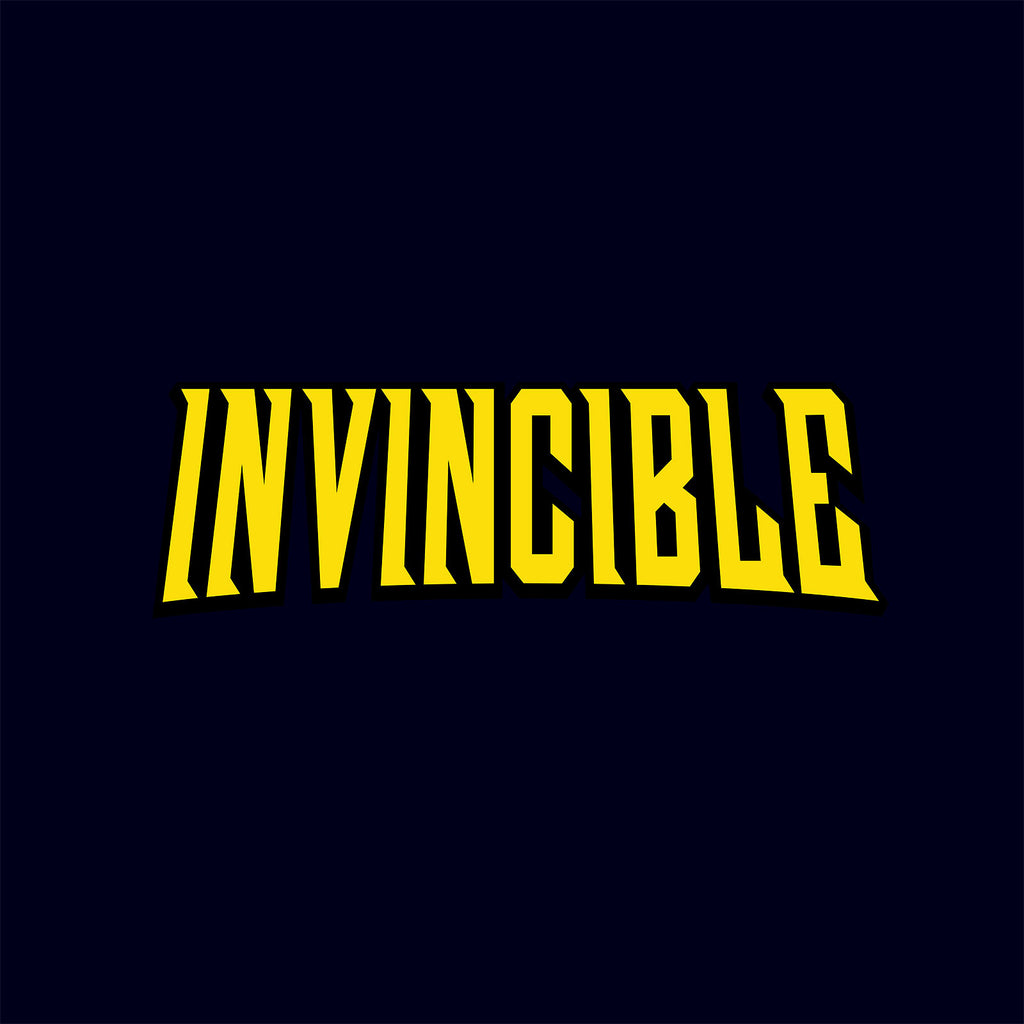 Image produit T-shirt logo pour les fans d'Invincible bleu