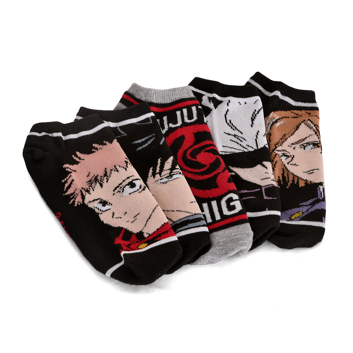 Image produit Jujutsu Kaisen - Chaussettes de personnages ensemble de 5