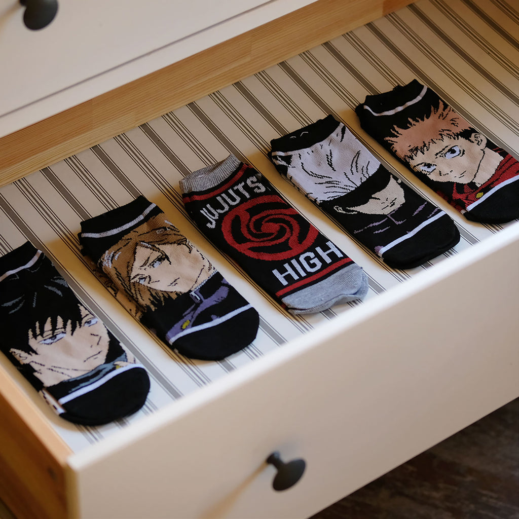 Image produit Jujutsu Kaisen - Chaussettes de personnages ensemble de 5