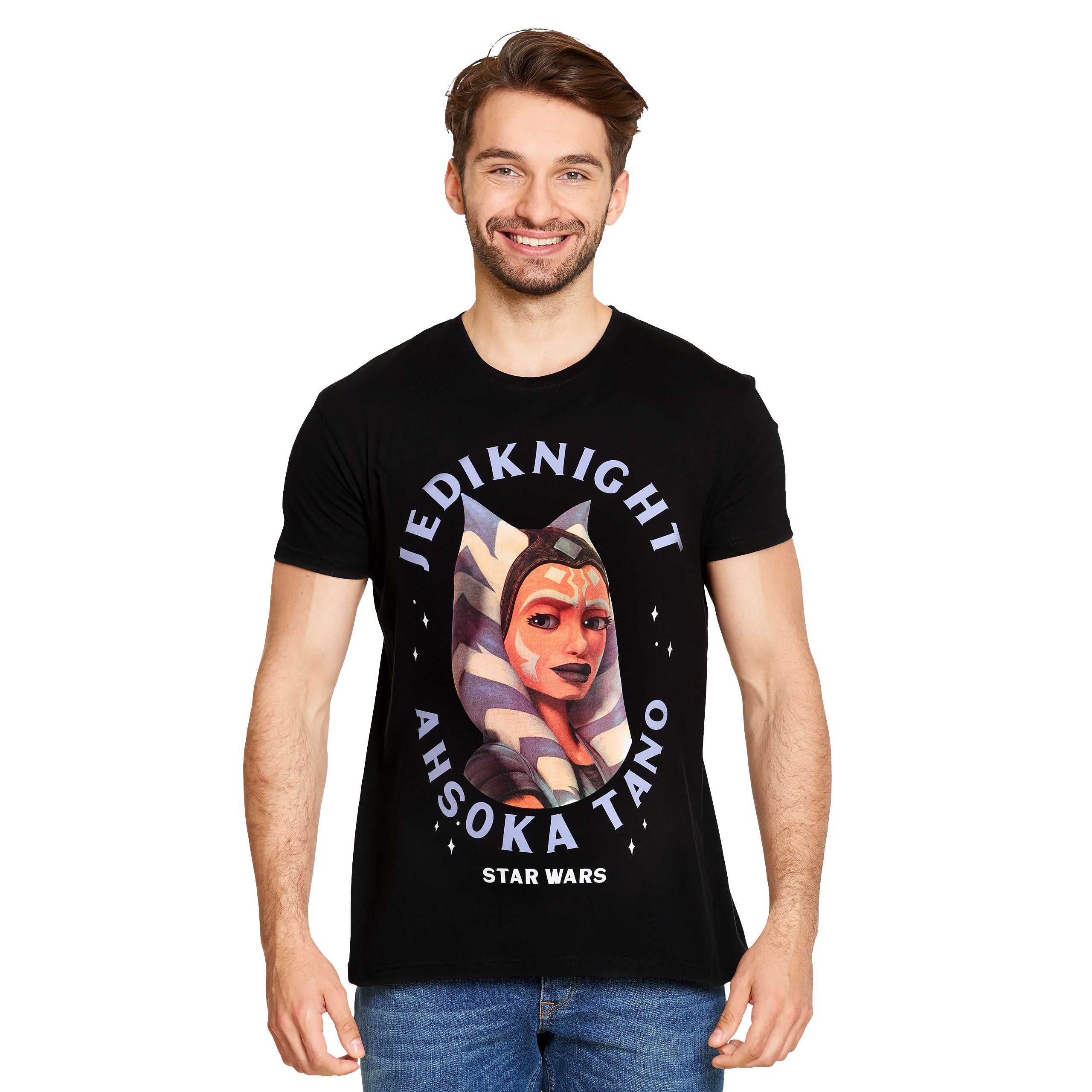 Image produit Star Wars - T-shirt noir visage Ahsoka Tano