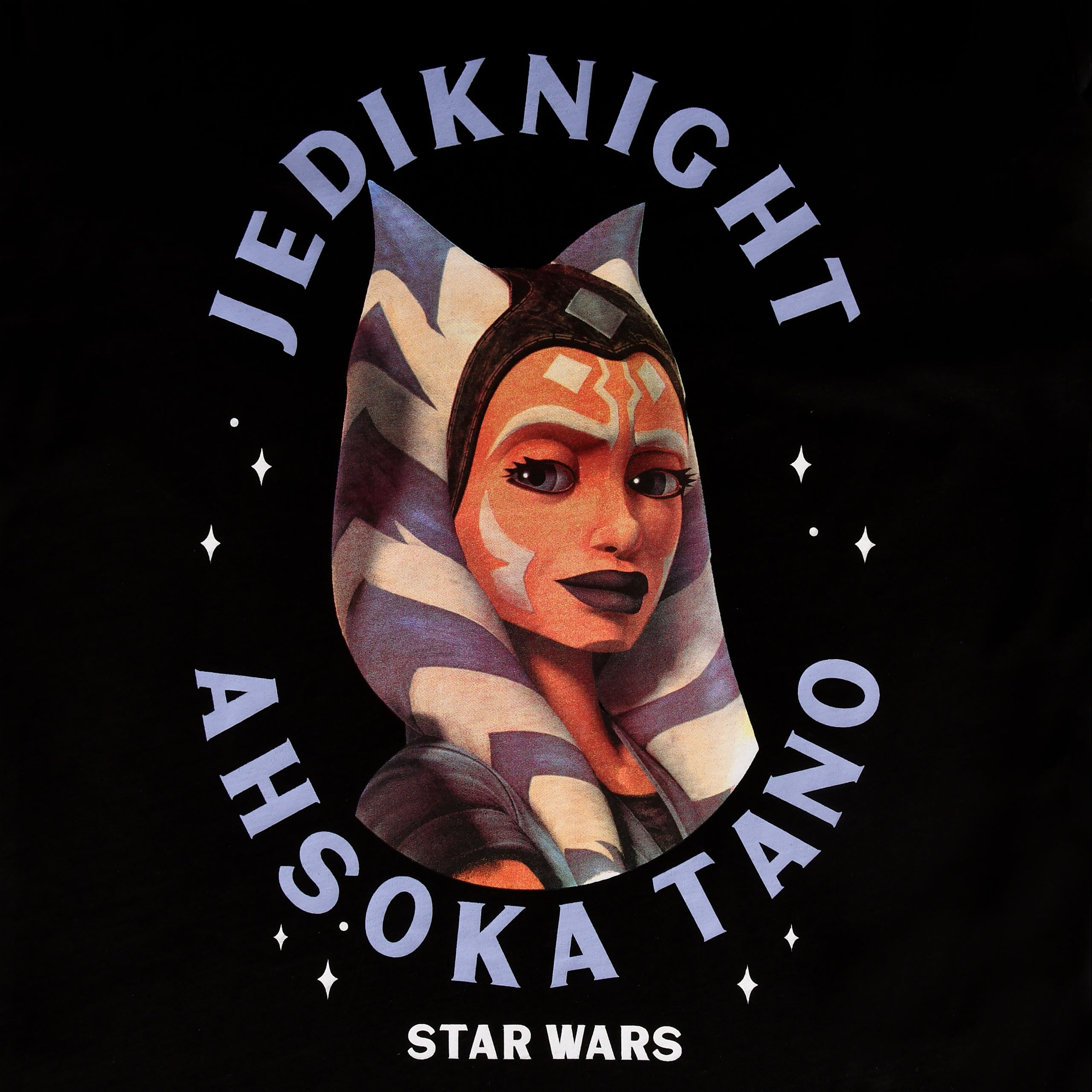 Image produit Star Wars - T-shirt noir visage Ahsoka Tano