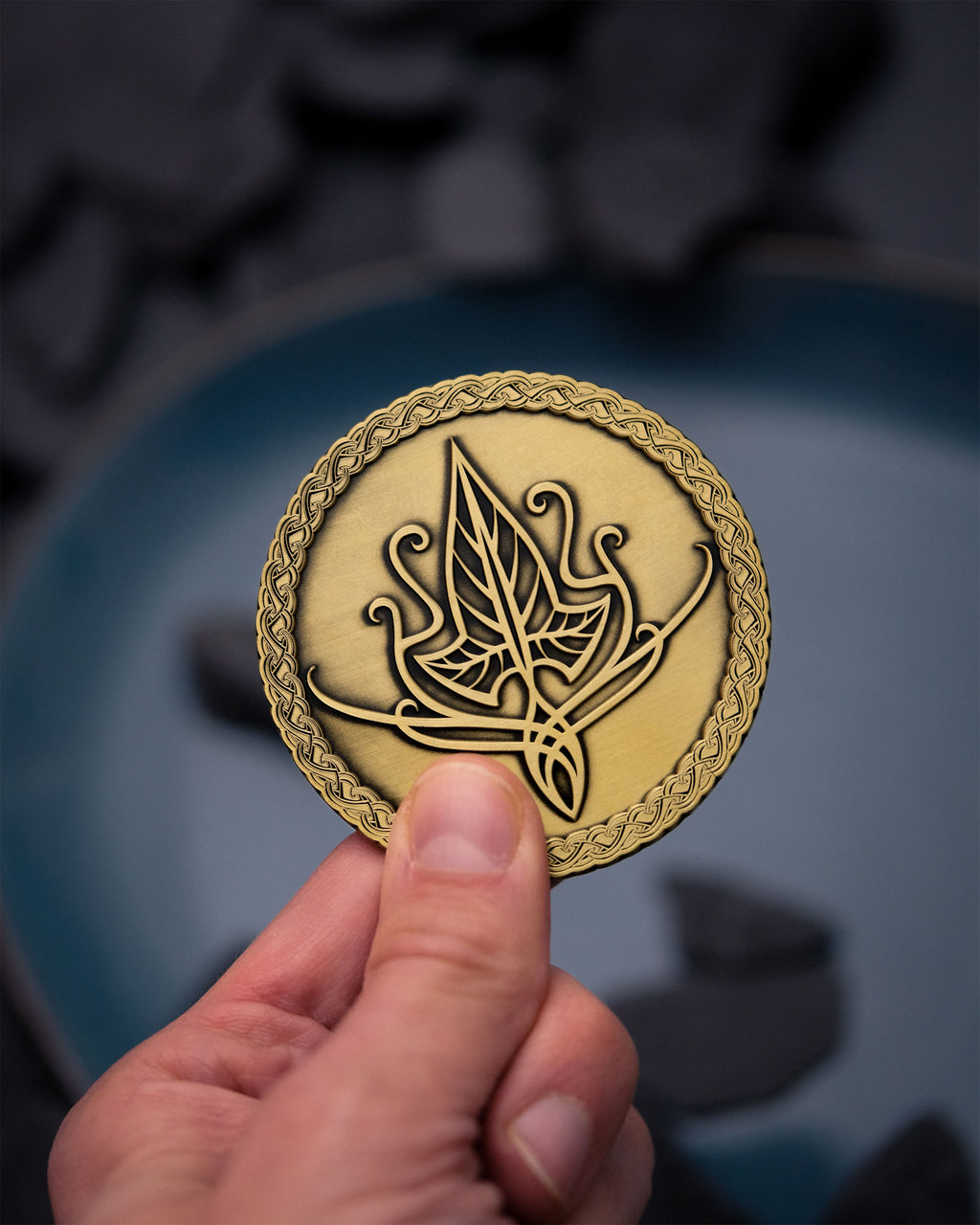 Image produit Le Seigneur des Anneaux - Pièce de Collection Broche Feuille