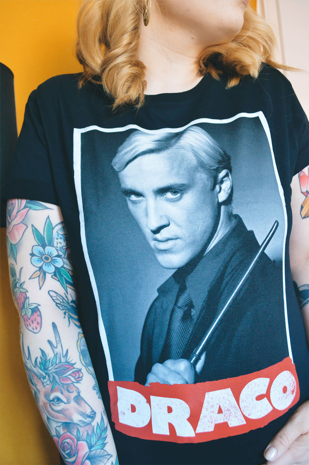 Image produit Harry Potter - T-shirt Draco noir