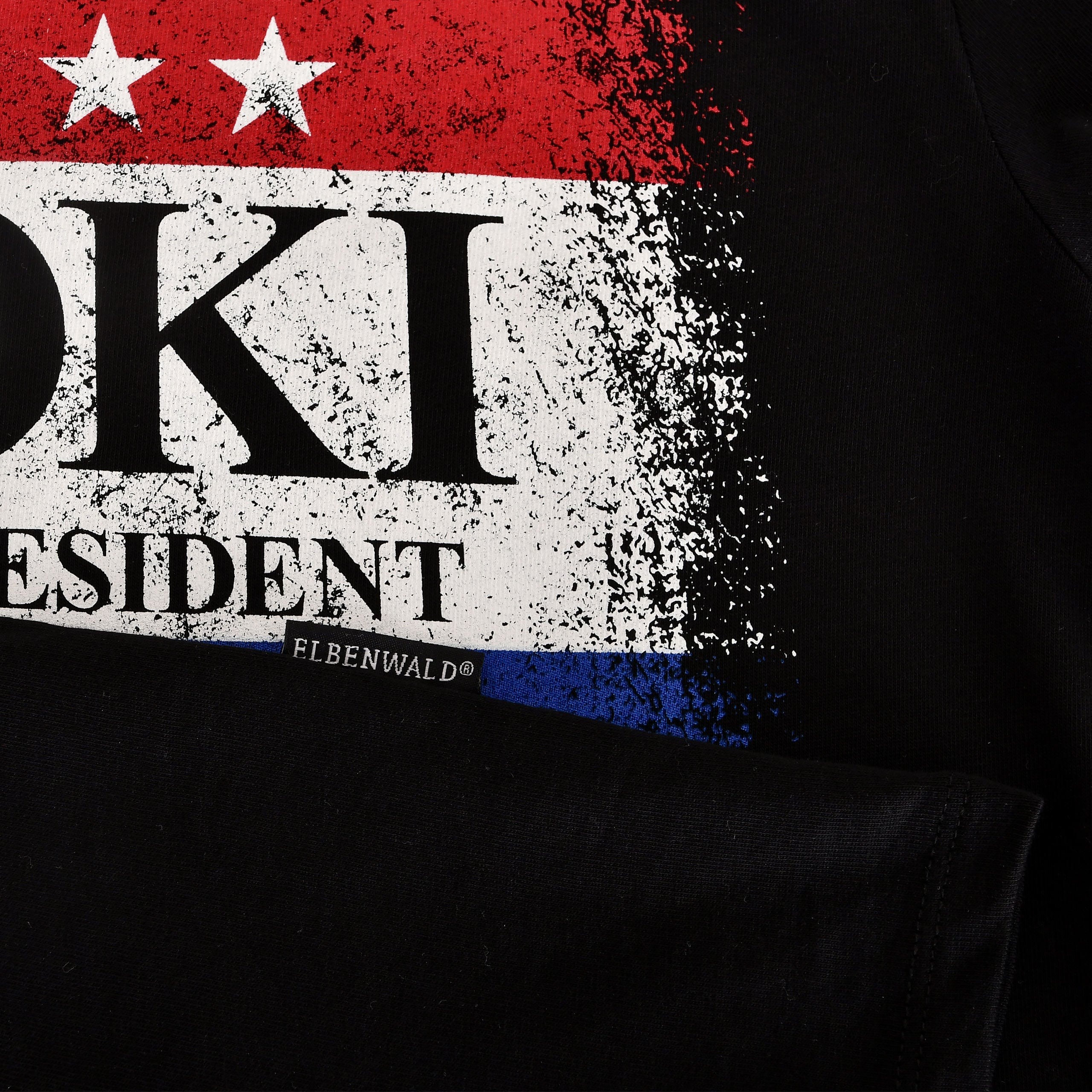 Image produit T-shirt For President noir pour les fans de Loki