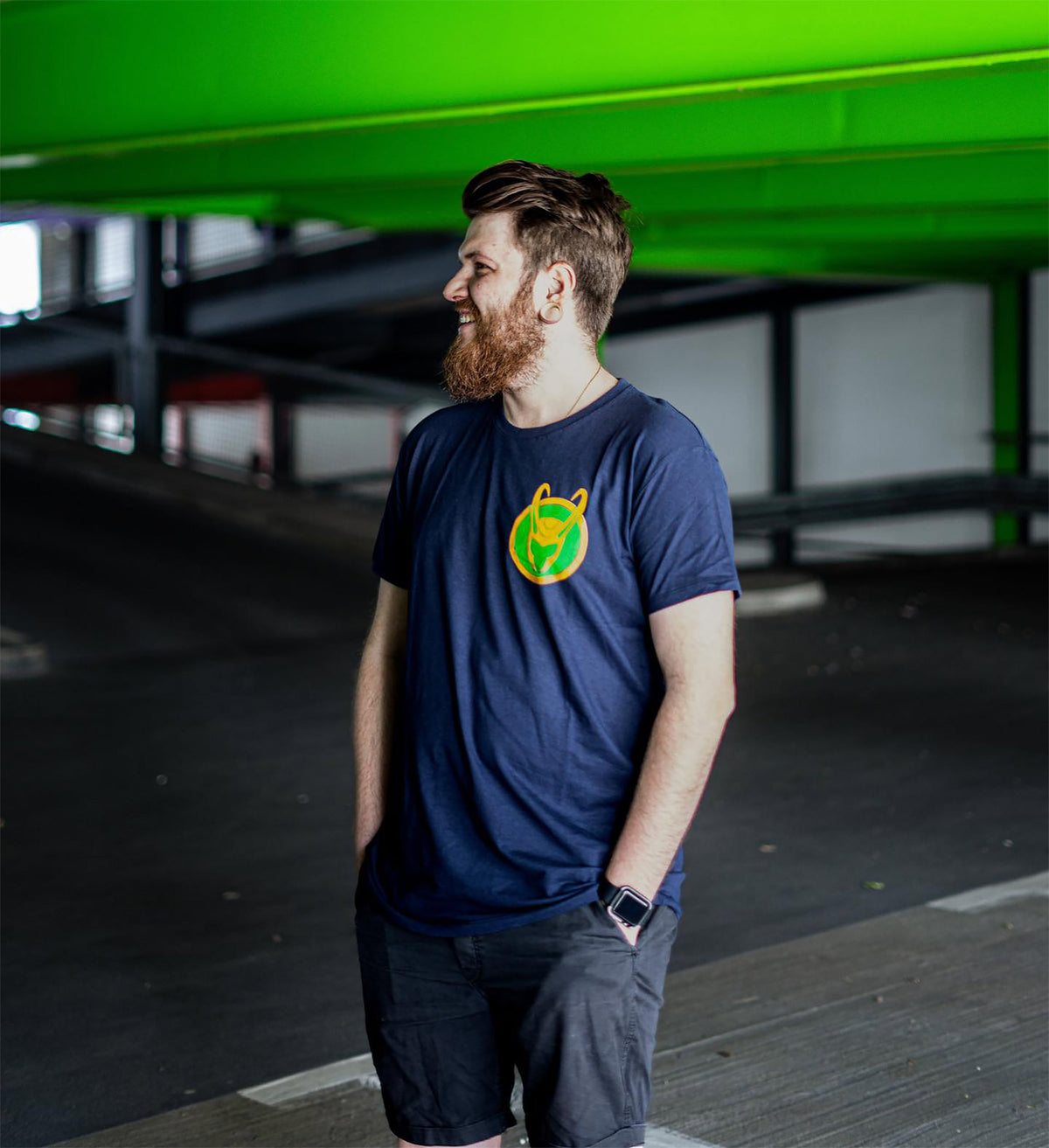 Image produit Loki - T-shirt logo bleu