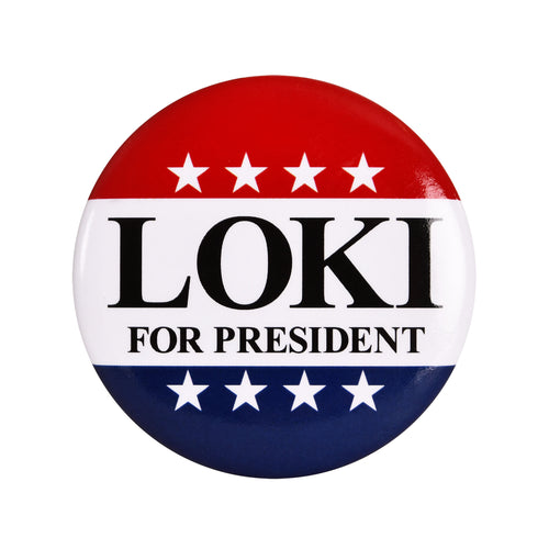 Product image For President Button for Loki Fans