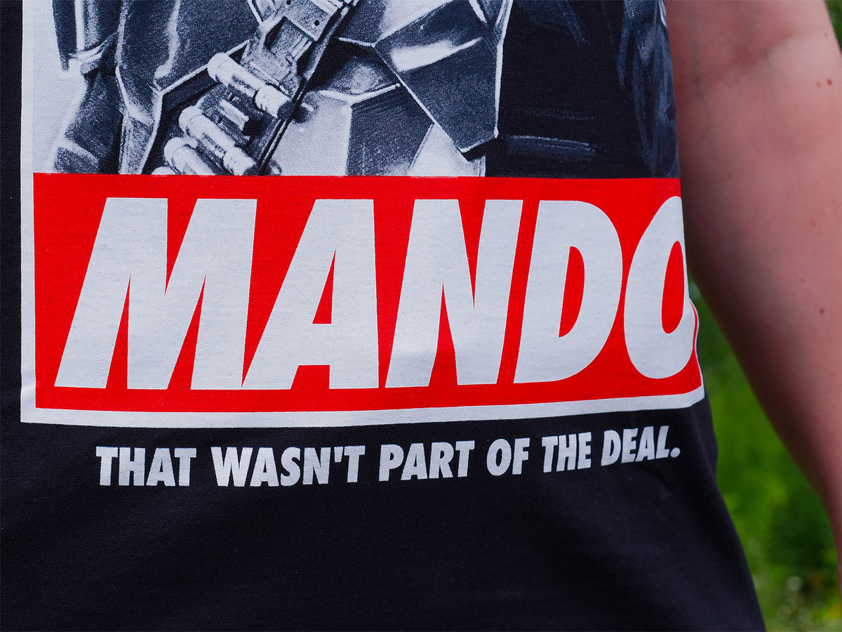 Image produit T-shirt Mando noir - Star Wars The Mandalorian