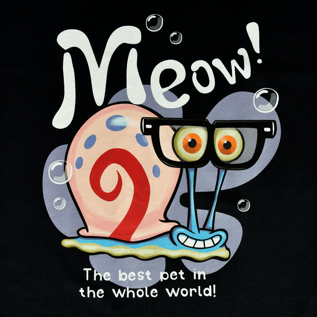 Image produit SpongeBob - Gary Meow! T-shirt noir