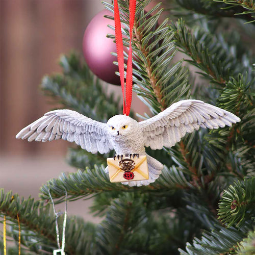Image produit Harry Potter - Hedwig avec lettre de Poudlard décoration de Noël