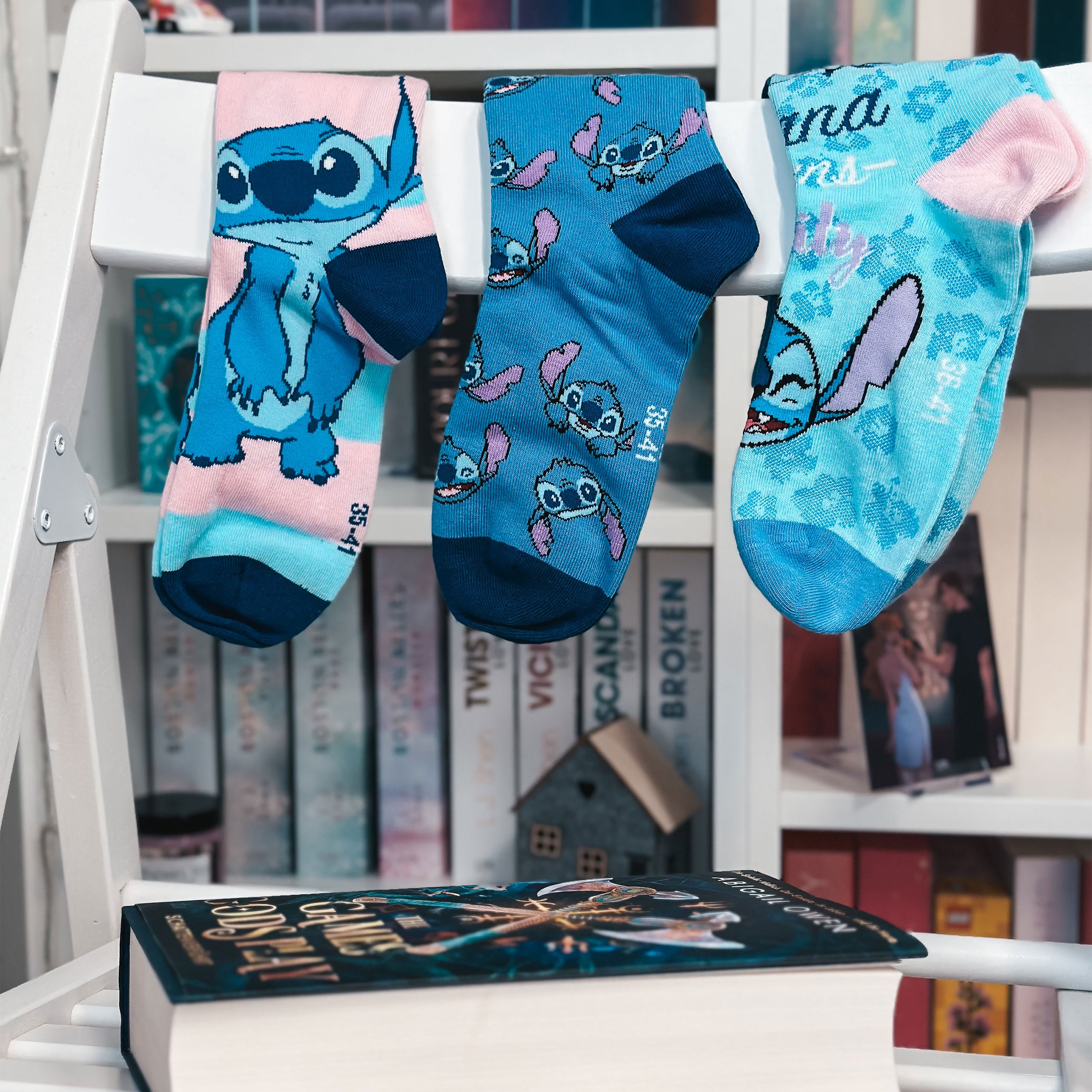 Image produit Lilo & Stitch - Ensemble de 3 chaussettes Ohana