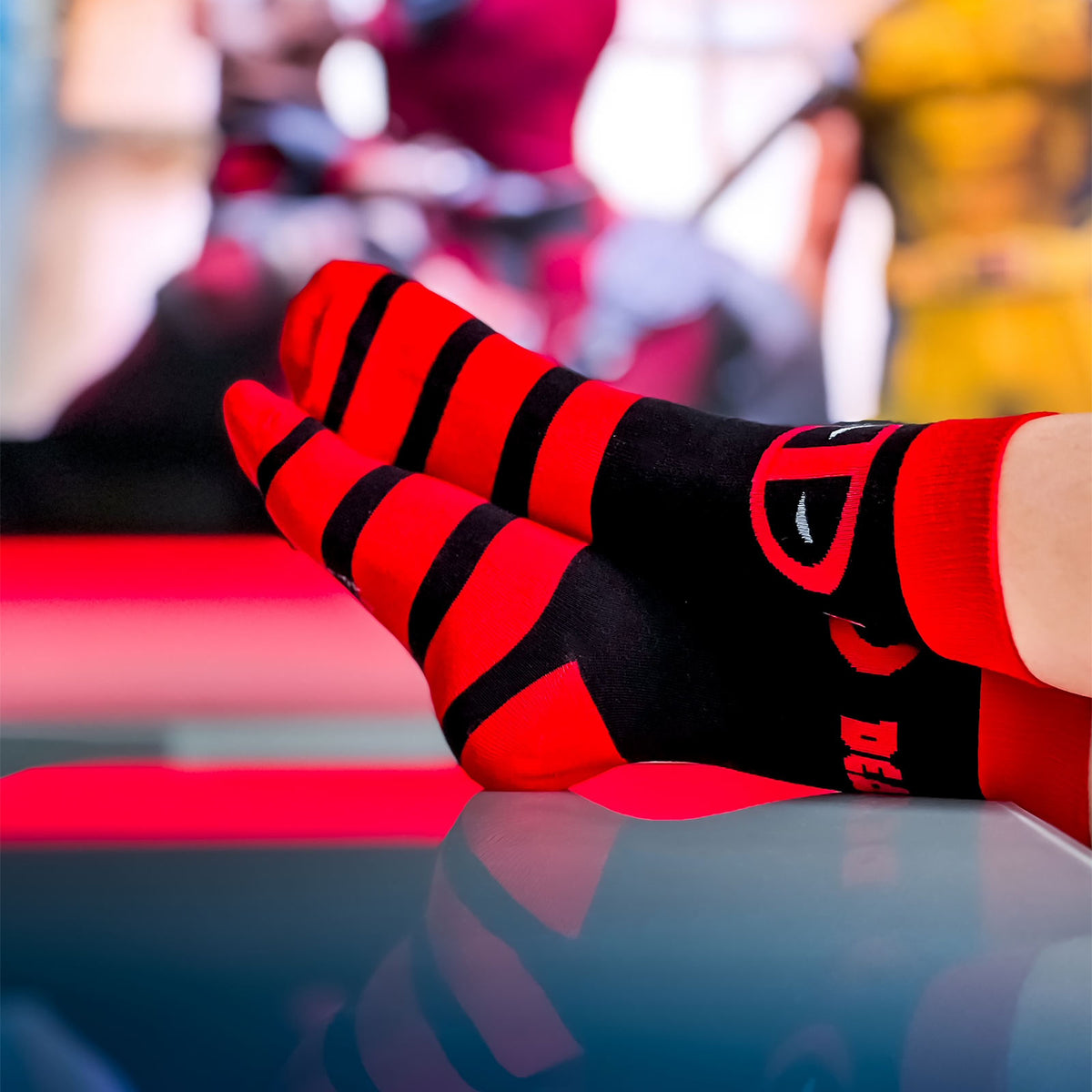 Image produit Ensemble de 3 paires de chaussettes Deadpool