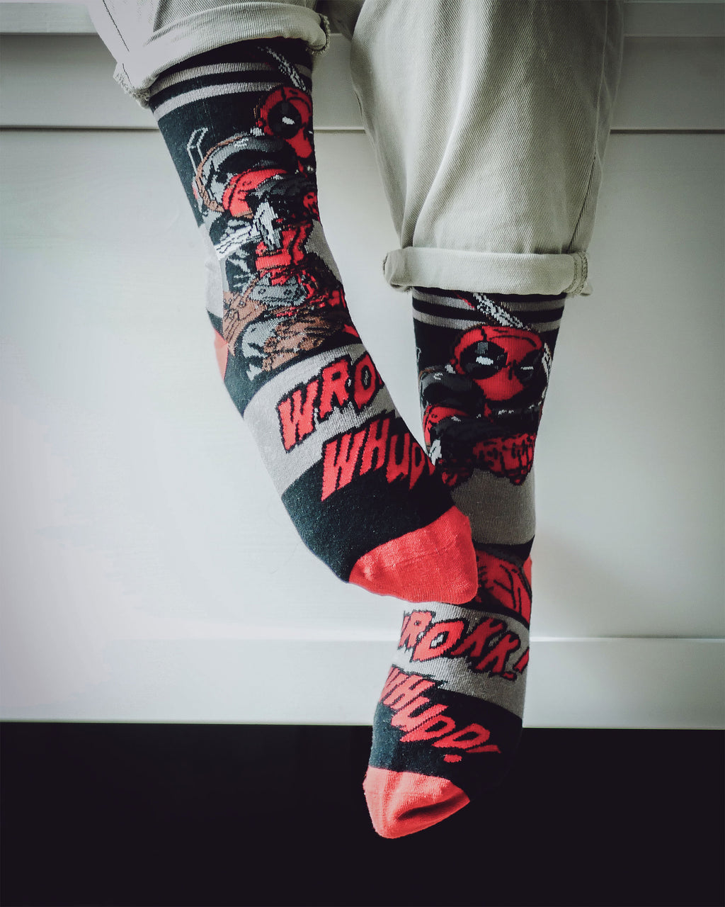Image produit Ensemble de 3 paires de chaussettes Deadpool