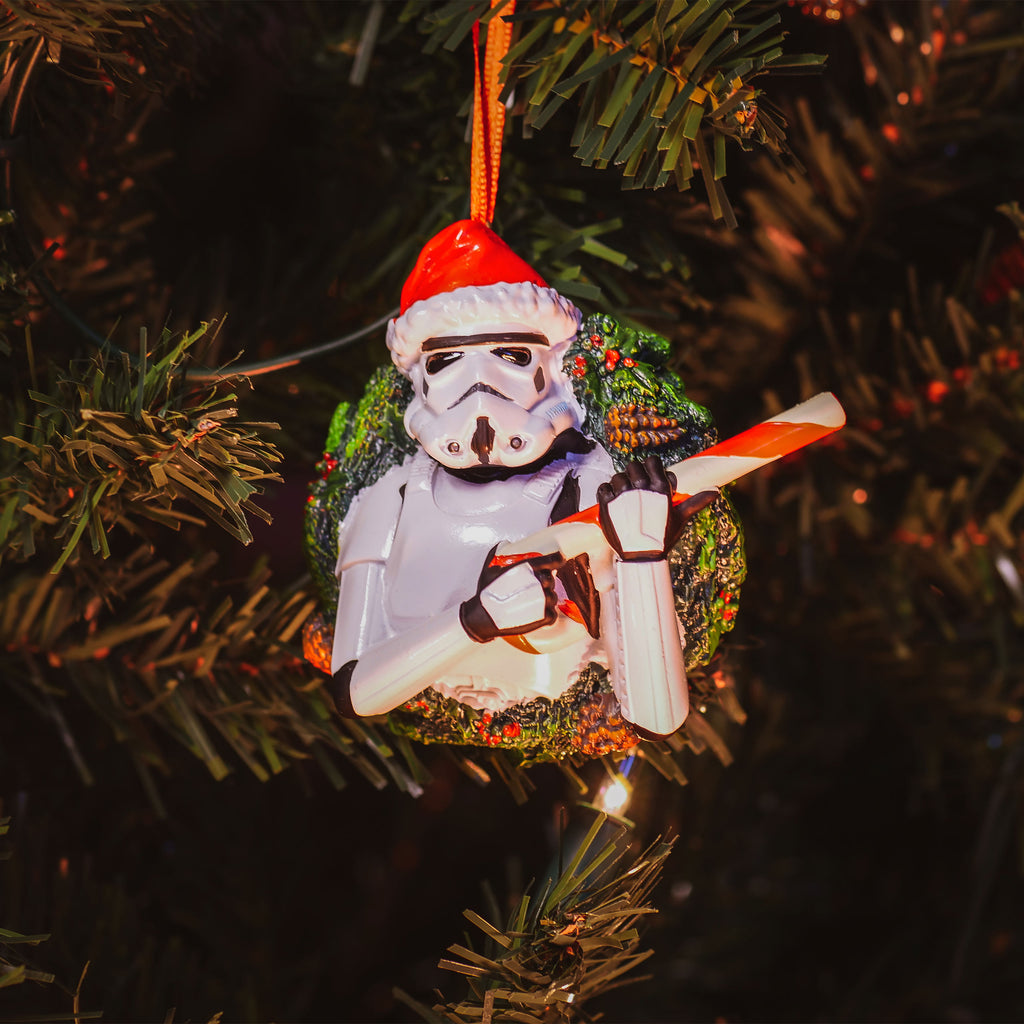 Image produit Couronne de Noël Stormtrooper Décoration d'arbre de Noël - Star Wars