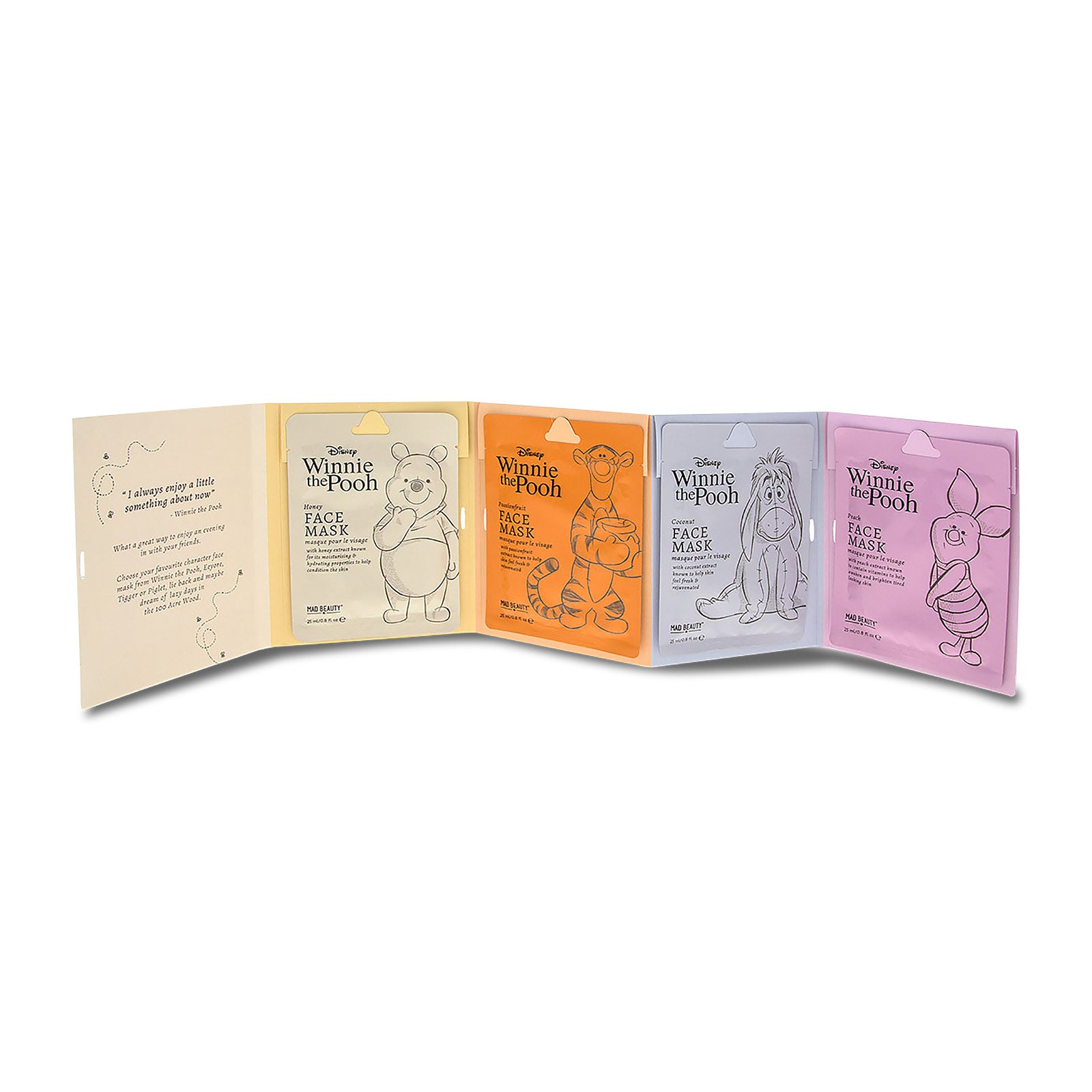 Image produit Disney's Winnie l'ourson - Masques en feuille de personnages ensemble de 4 pièces