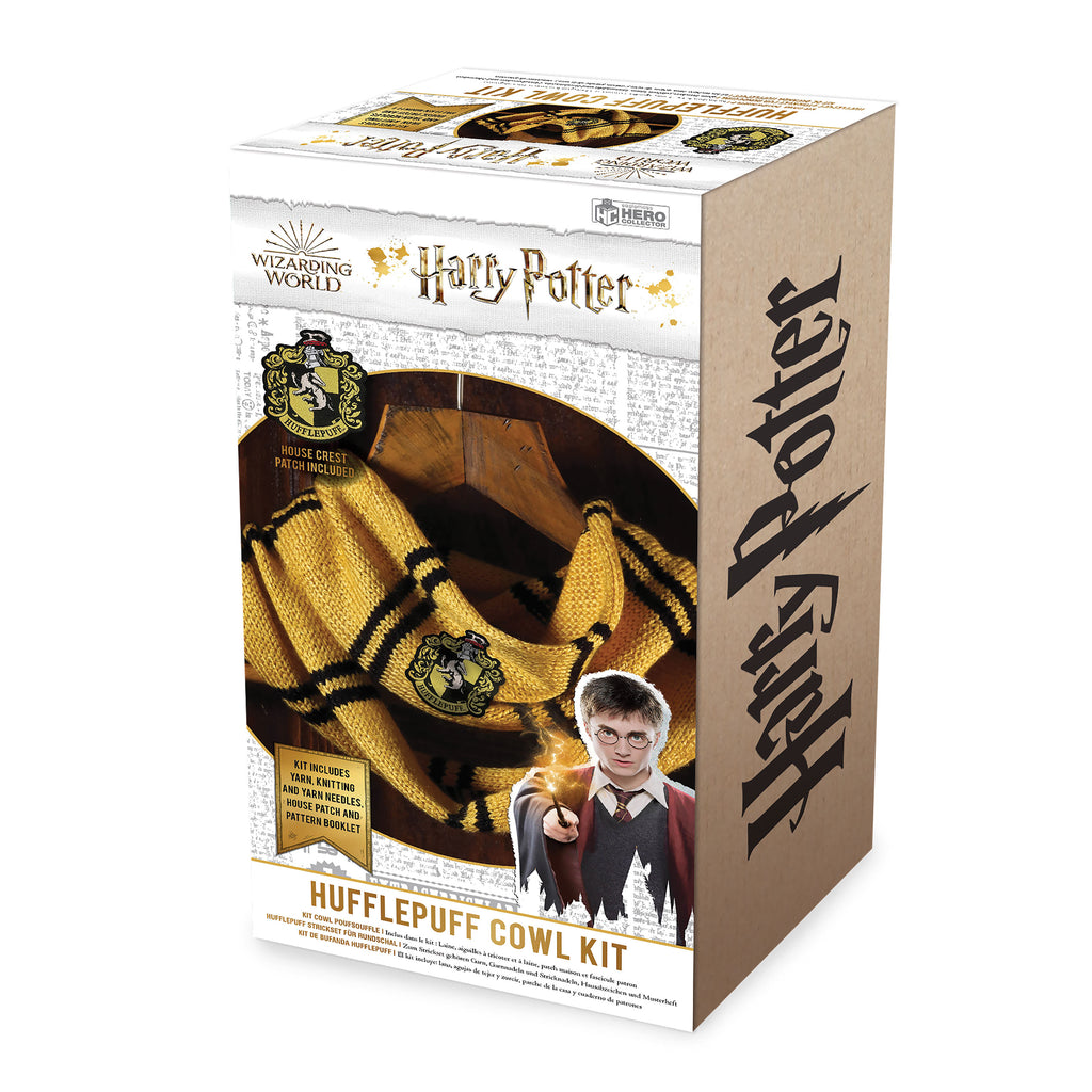 Image produit Kit de tricot pour écharpe en boucle Hufflepuff - Harry Potter