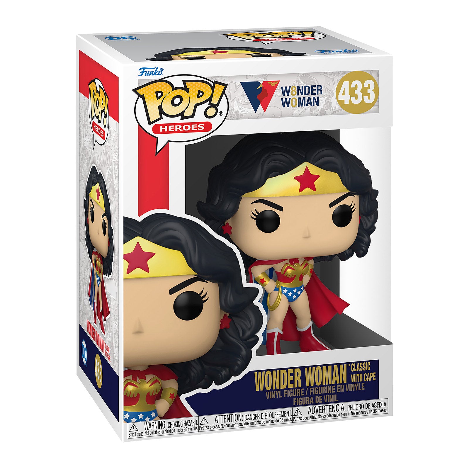 Image produit Figurine Funko Pop de Wonder Woman avec cape