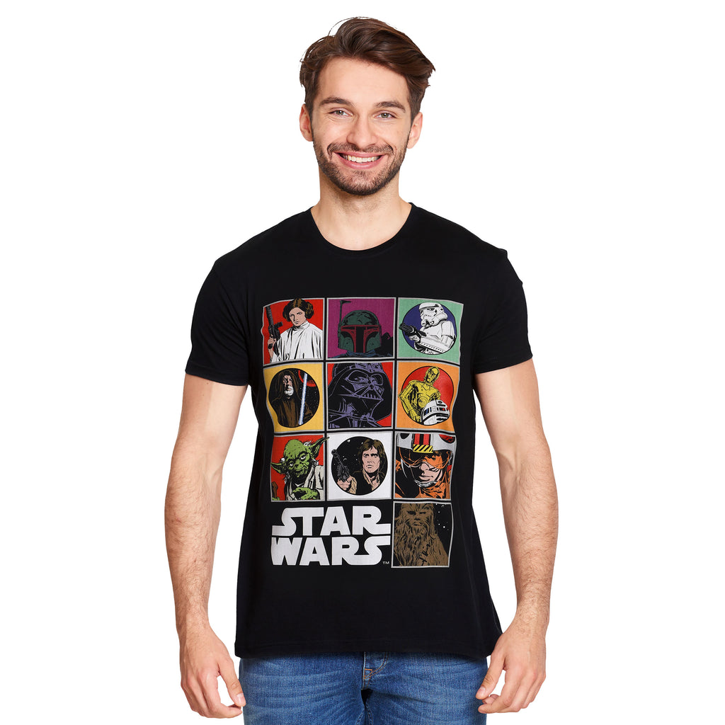 Image produit Star Wars - T-shirt Characters noir