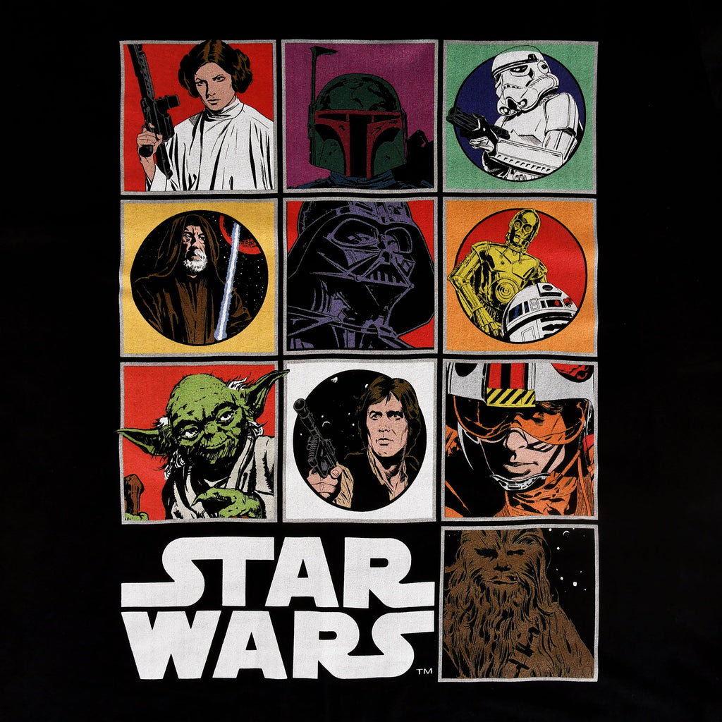 Image produit Star Wars - T-shirt Characters noir