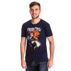 Image produit Fairy Tail - T-shirt Natsu et Happy bleu