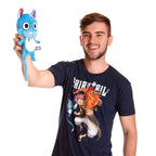 Image produit Fairy Tail - T-shirt Natsu et Happy bleu