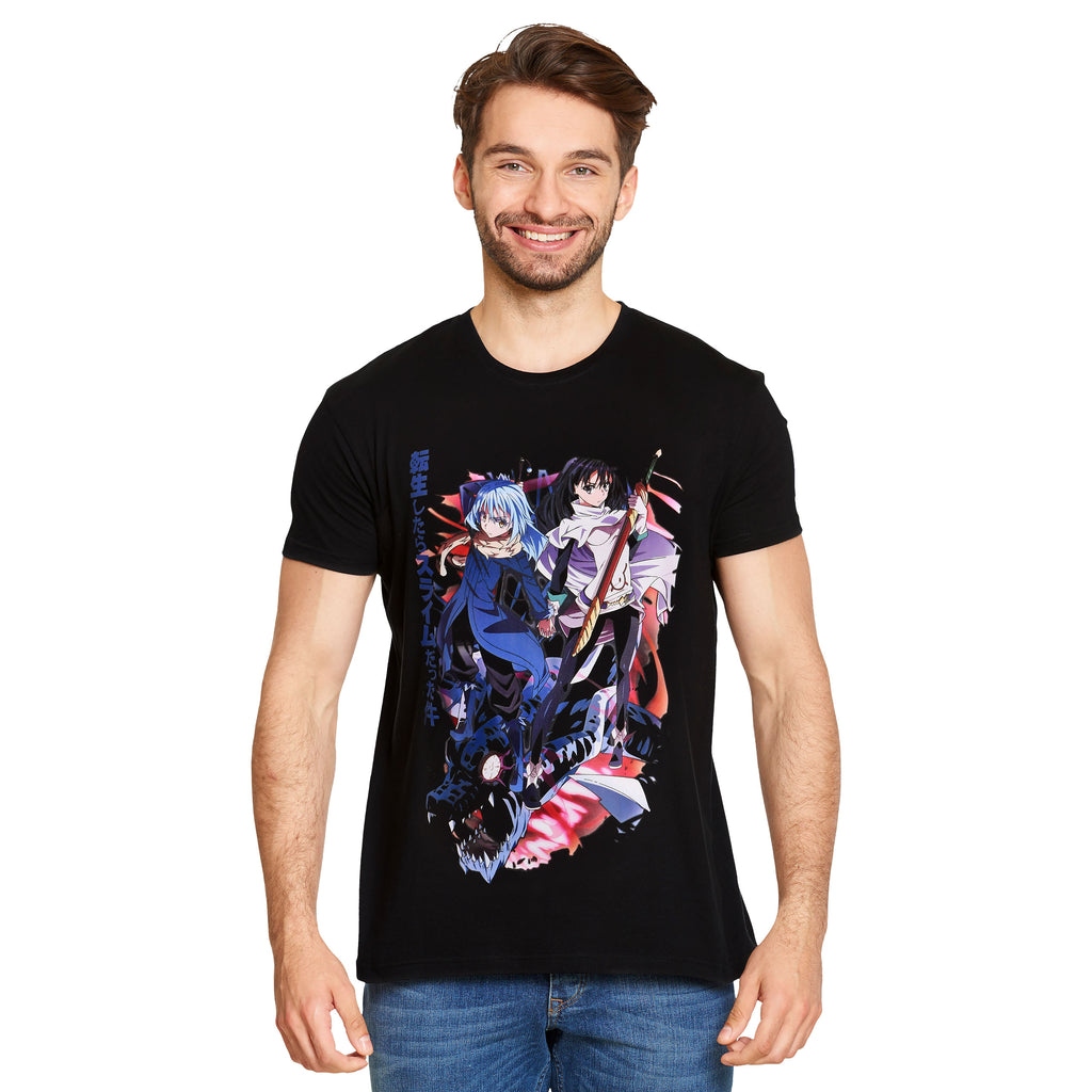 Image produit Ma réincarnation en Slime dans un autre monde - T-Shirt Slime Crew noir
