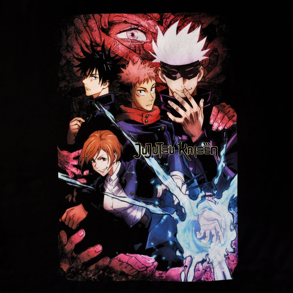 Image produit Jujutsu Kaisen - T-shirt de groupe noir