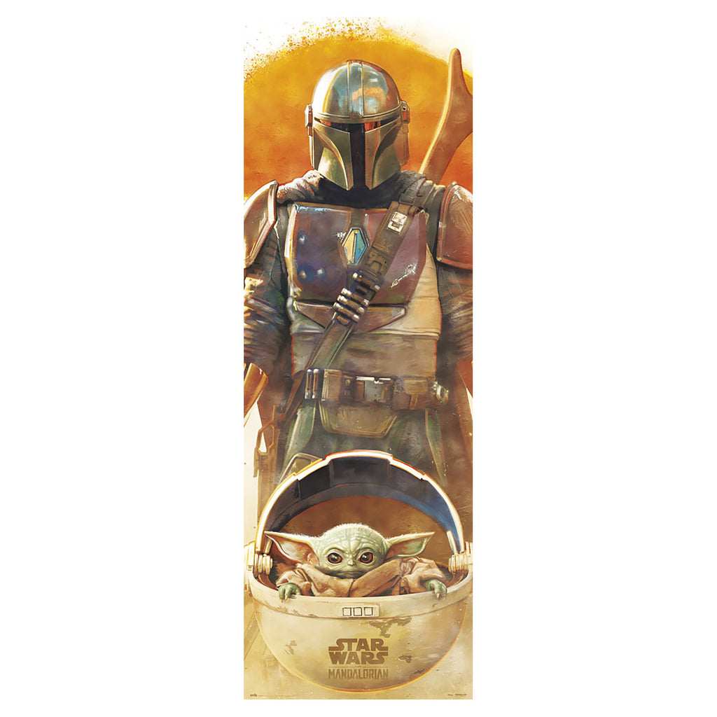 Image produit Poster de porte The Mandalorian & Grogu - Star Wars