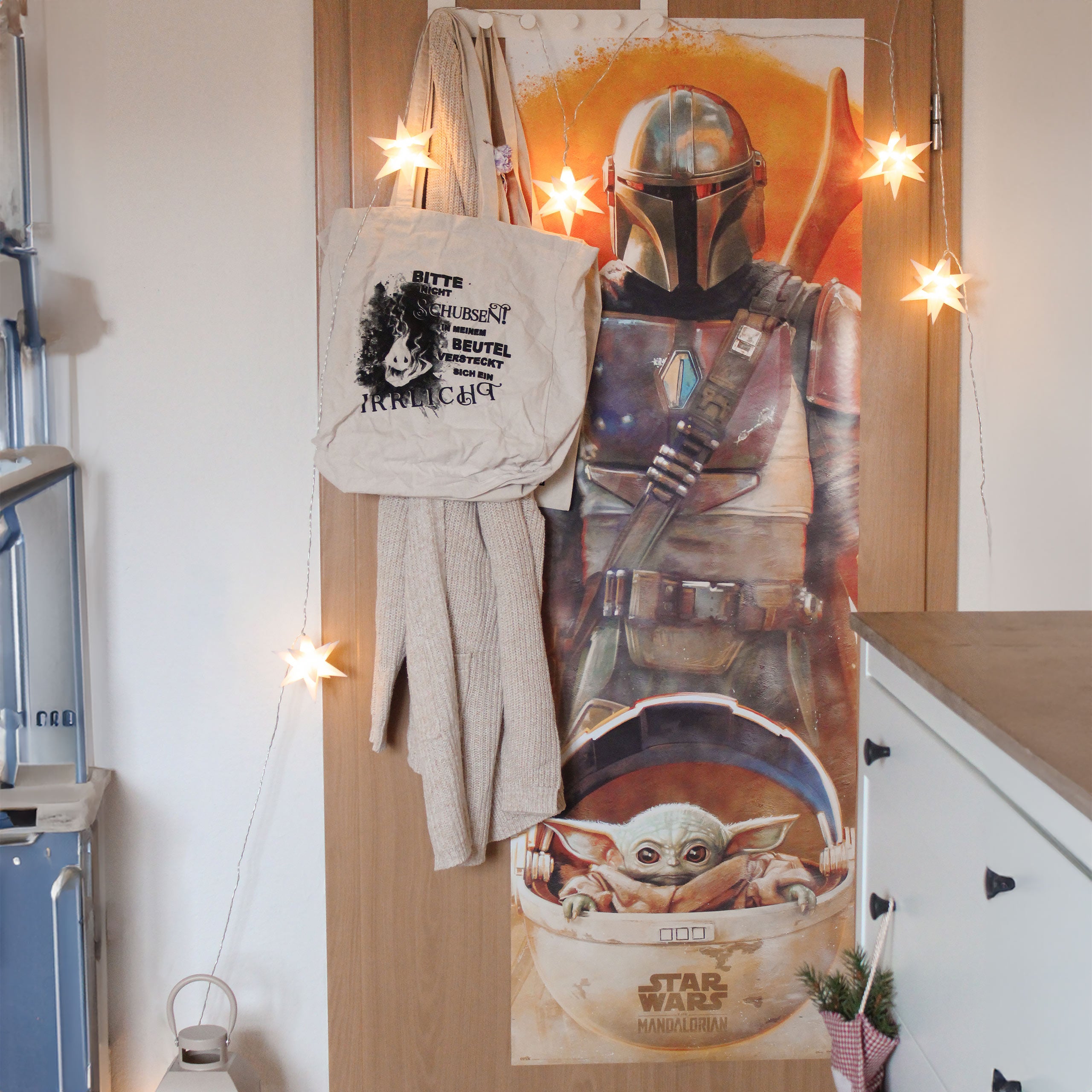 Image produit Poster de porte The Mandalorian & Grogu - Star Wars