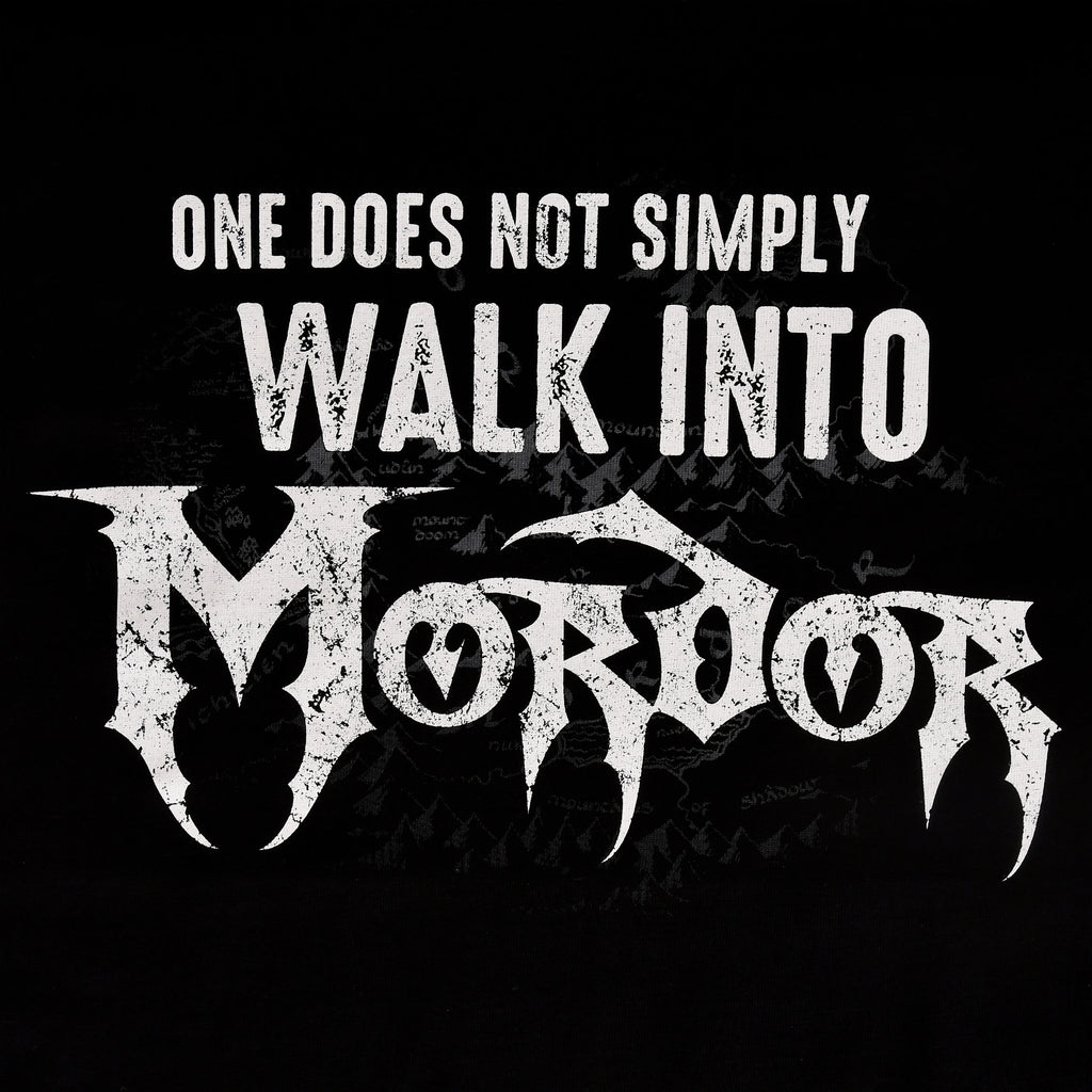 Image produit Seigneur des Anneaux - T-shirt Walk Into Mordor Noir