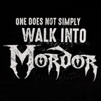 Image produit Seigneur des Anneaux - T-shirt Walk Into Mordor Noir