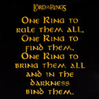 Image produit Seigneur des Anneaux - T-shirt One Ring to Rule noir